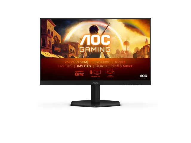 AOC G4 24G42E 24 Inch Monitor 1920 x 1080 Pixels Full HD LCD Zwart