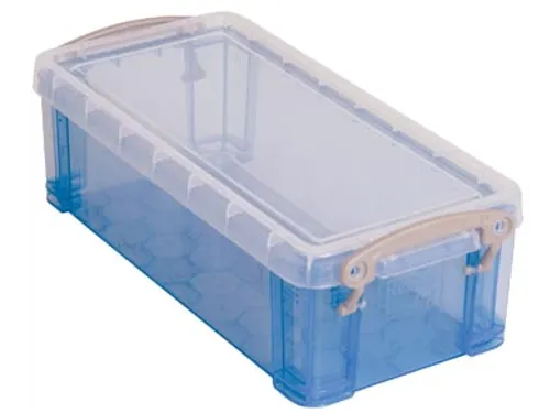 Opbergdoos 0,9 Liter Transparant Blauw