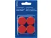 Aimant MAULsolid 32mm Rouge Blister 4 pièces