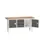 werkbank,HxBxD 830-930x1750x600mm,multiplexblad,uitrusting: 3laden