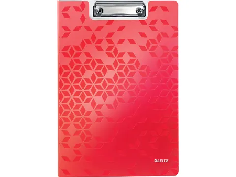 WOW klemmap met omslag, ft A4, rood