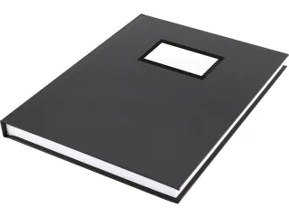 Boeketiket Kangaro 24 etiketten 6 vellen van 4 stuks zwart - 3