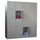 lockerkast,HxBxD 1850x1600x500mm,4x4vakken,RAL7035,front RAL3000