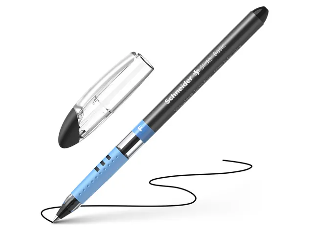 Balpen Schneider Slider Basic F 0,3mm zwart