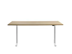 Elektrisch ihv bureau,HxBxD 700-1200x1800x800mm,blad esdoorn