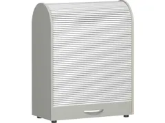 roldeurkast met verticale deur,HxBxD 1030x800x400mm,2xhouten vloer