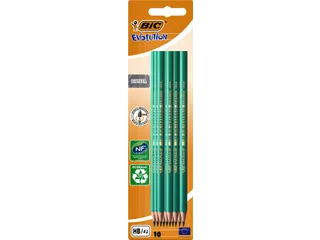 Potlood Bic Evolution ecolutions 655 zeshoekig HB blister à 10 stuks - 1