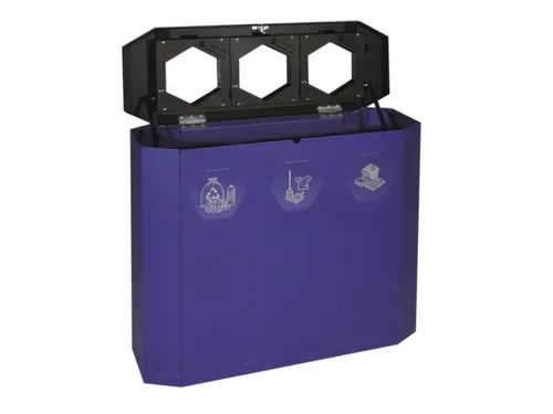 afvalverzamelstation,3x45l,HxBxD 830x950x355mm,3opening(en)