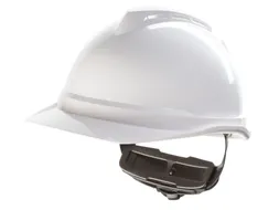 MSA V-Gard 500 ongeventileerde veiligheidshelm met Fas-Trac III binnen