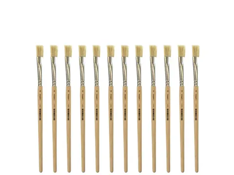 Lyonse penseel Kangaro #12 kort ongelakt hout doos a 12 stuks