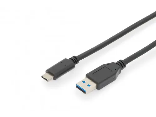 USB Type C-aansluitkabel Type C naar A M/M 1m Gen2 3A 10GB Zwart