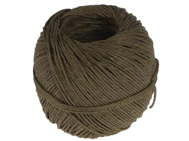 Vlaskoord touw uit 2 draden, bol van 100 g, +/- 90 m