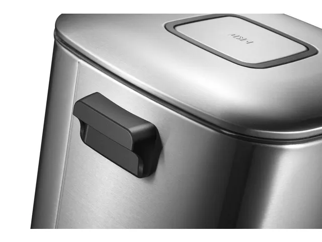 Vierkante Pedaalemmer Regent Step Bin 12 Liter Mat Rvs