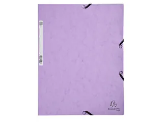 Elastomap Exacompta Aquarel A4 3 kleppen 400gr glanskarton lila - 1