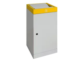 afvalbak,niet-brandbaar,70l,HxBxD 850x400x300mm,binnenbak staal - 1
