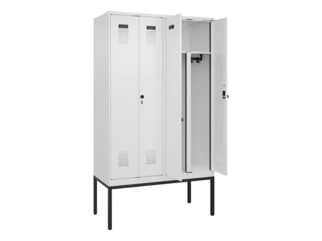 PBM-locker,HxBxD 2120x1200x500mm,4vak,vak B 300mm,draaigrendel