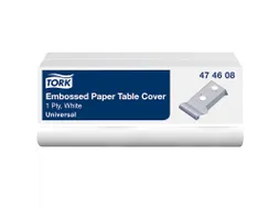 Tork 474608 Damastpapier Tafelrol Universal 1-laags wit