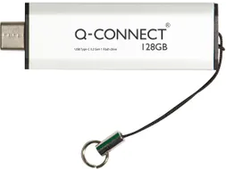 Q-connect USB stick type C 3.2 Gen1 128 GB Zilver