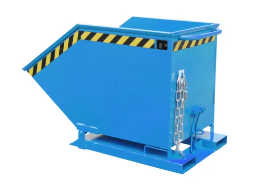 Kiepbak Staalplaat 910x840x1390mm Inh. 0.60m³ 300kg Blauw