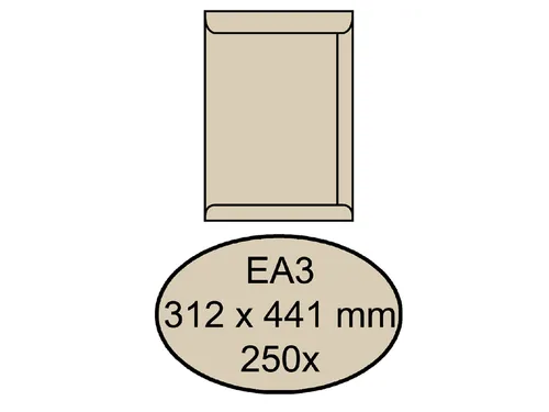 Envelop Quantore Akte Ea3 312x441mm 120gr Cremekraft Gegomd