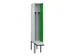 locker met bank,voor scheiding van kleding,HxBxD 2120x300x815mm,1vak
