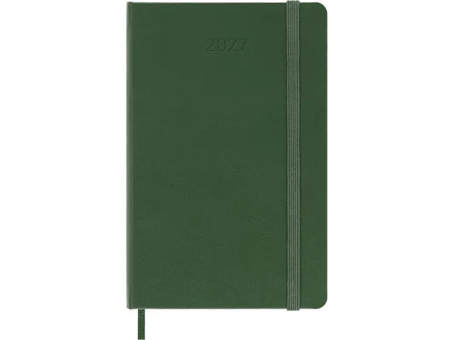 Agenda 2027 Moleskine 12M Weekly 7dag/1pagina pocket hc myrtle green