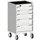ladekast verrijdbaar 980x525x525mm 5laden RAL7035 front RAL7035