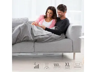 Medisana HDW Knuffelwarmtedeken 180x130cm Tweekleurig - 5