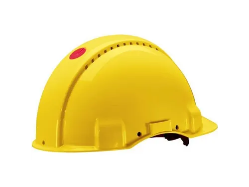 3M Peltor G3000D veiligheidshelm, ABS, geel, per stuk, geventileerd