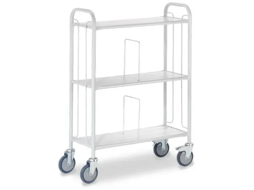 Dossierwagen 150kg 3 Etages 1100x710x290mm Ral7035