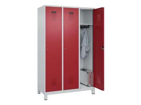 locker,HxBxD 1950x1200x500mm,3vak,vak B 400mm,cil.-slot,voeten