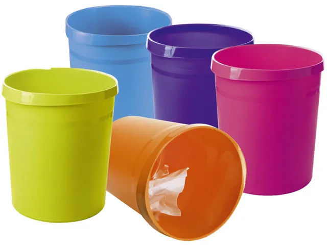 Corbeille à papier HAN Grip avec rebord 18 litres Trend Colour Violet