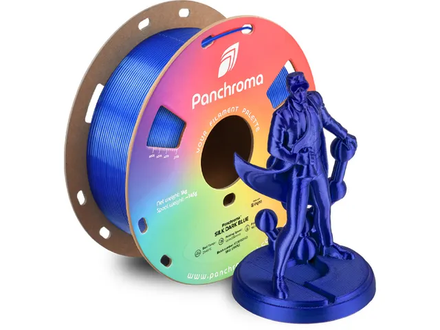 PLA Silk 1,75mm Donkerblauw 1kg Panchroma 3D Filament