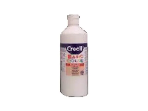 Plakkaatverf Creall basic wit 500ml