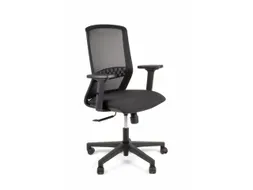 Bureaustoel EN1335 Linea Tekna 01 zwart/zwart met 2D armleuning