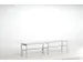 banc-patère,HxLxP 450x1500x350mm,barres alu