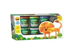 Baby boetseerklei set met 6 potjes