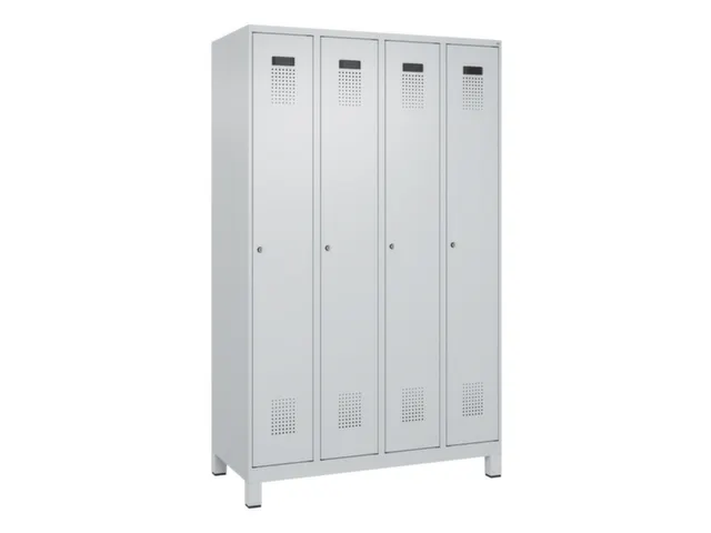 locker voor scheiding van kleding,HxBxD 1950x1200x500mm,4vak