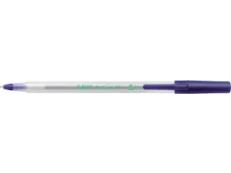 Balpen Bic ecolutions round stic medium blauw