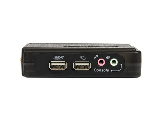 2-Poorts USB KVM Switch met Audio