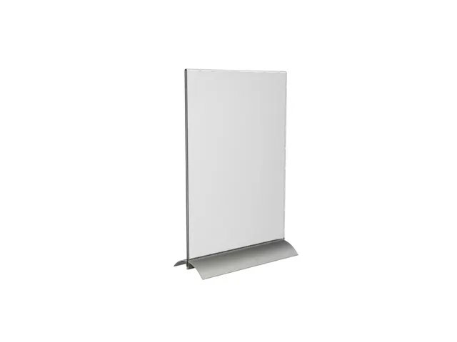 Kaarthouder Europel T-standaard A4 staand acryl / aluminium