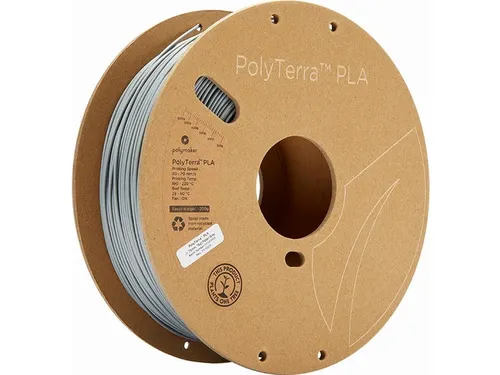 PLA 1,75mm Grijs 1kg PolyTerra 3D Filament