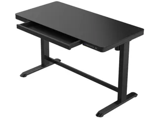Zit-Sta Werkplek 120cm Glas Zwart Elektrisch Verstelbaar - 2