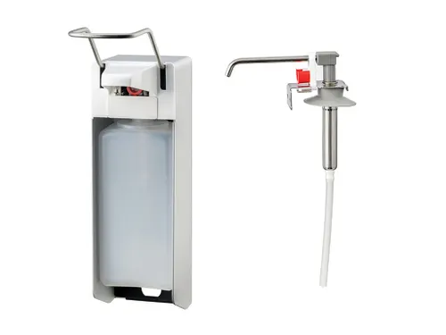 Zeepdispenser Desinfectiemiddeldispenser Aluminium 1000ml Lange Beugel