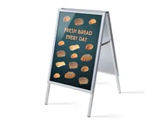 Stoepbord A1 complete set met print "Fresh Bread"