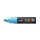 Verfstift Posca PC8K Brede punt 8mm schuin fluor turquoise