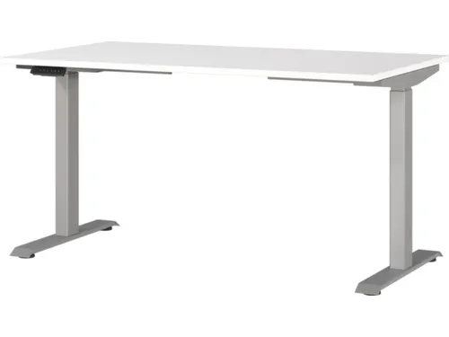 Elektrisch ihv bureau,HxBxD 720-1200x1400x800mm,blad wit