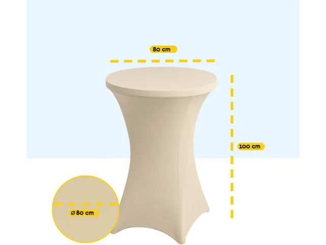 BRASQ Statafelrok Goud 80cm