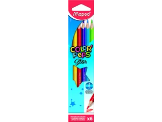 Kleurpotlood Maped Color'Peps Star set à 6 kleuren - 1