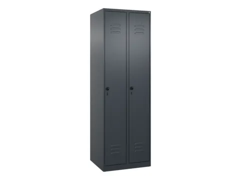 locker voor scheiding van kleding,HxBxD 1850x600x500mm,2vak